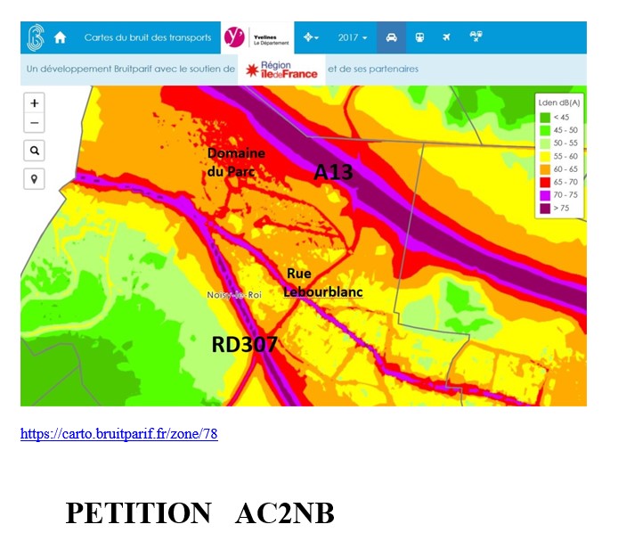 Pétition, Bruit Routier Noisy le Roi